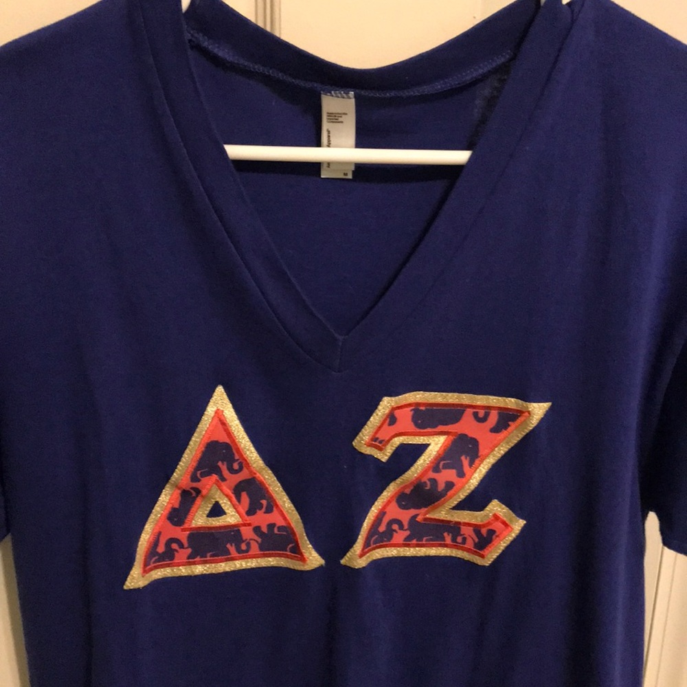 Delta Zeta letter shirt